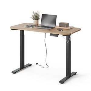 Vicco Scrivania Nero/Artigianale 120 x 60 cm 2 motori