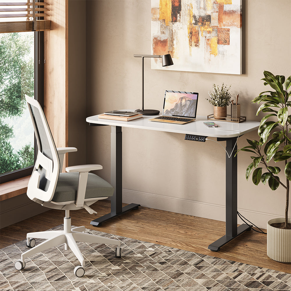 Vicco Scrivania Nero/bianco 120 x 60 cm 2 motori