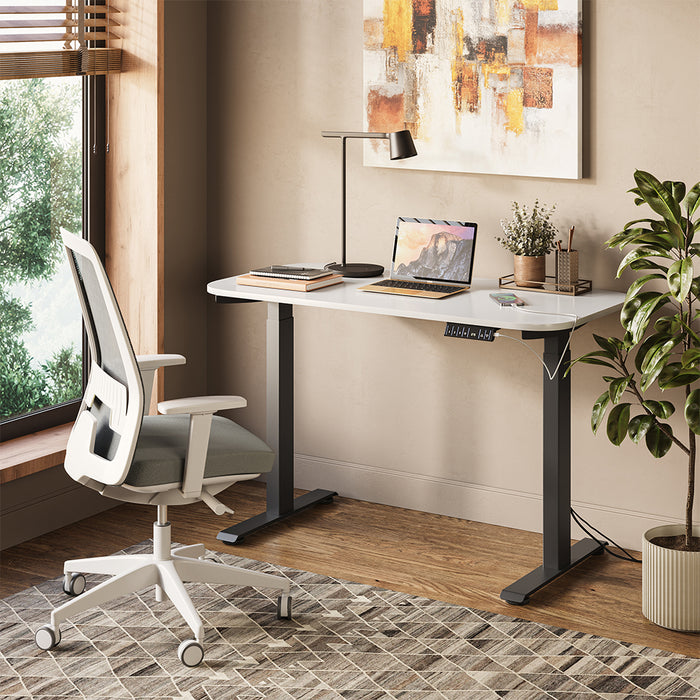 Vicco Scrivania Nero/bianco 120 x 60 cm 2 motori