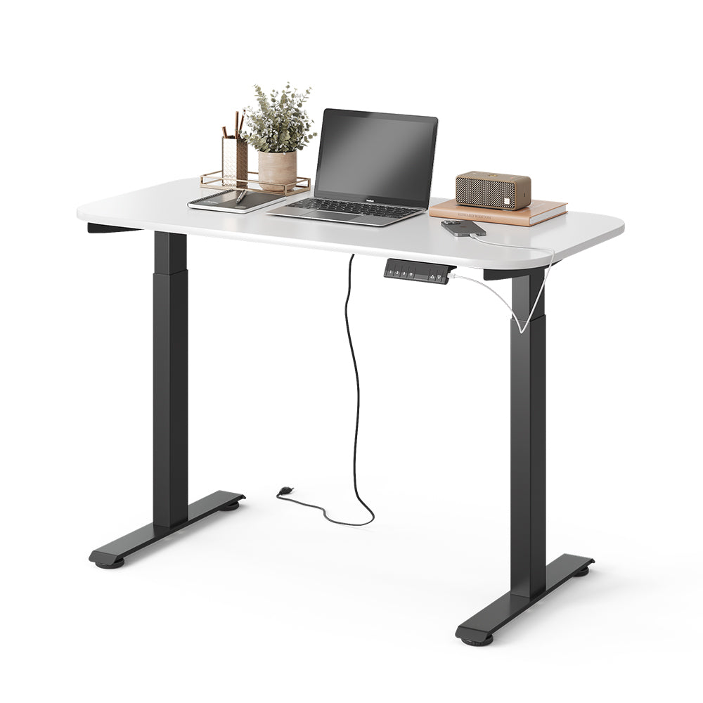 Vicco Scrivania Nero/bianco 120 x 60 cm 2 motori