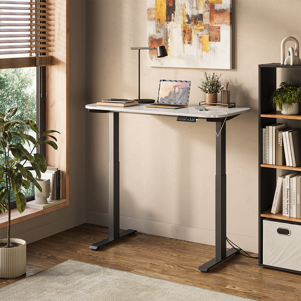 Vicco Scrivania Nero/bianco 120 x 60 cm 2 motori