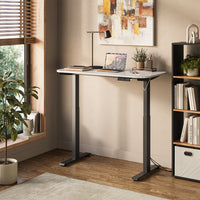 Vicco Scrivania Nero/bianco 120 x 60 cm 2 motori