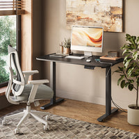 Vicco Scrivania Nero/Antracite 120 x 70 cm 2 motori