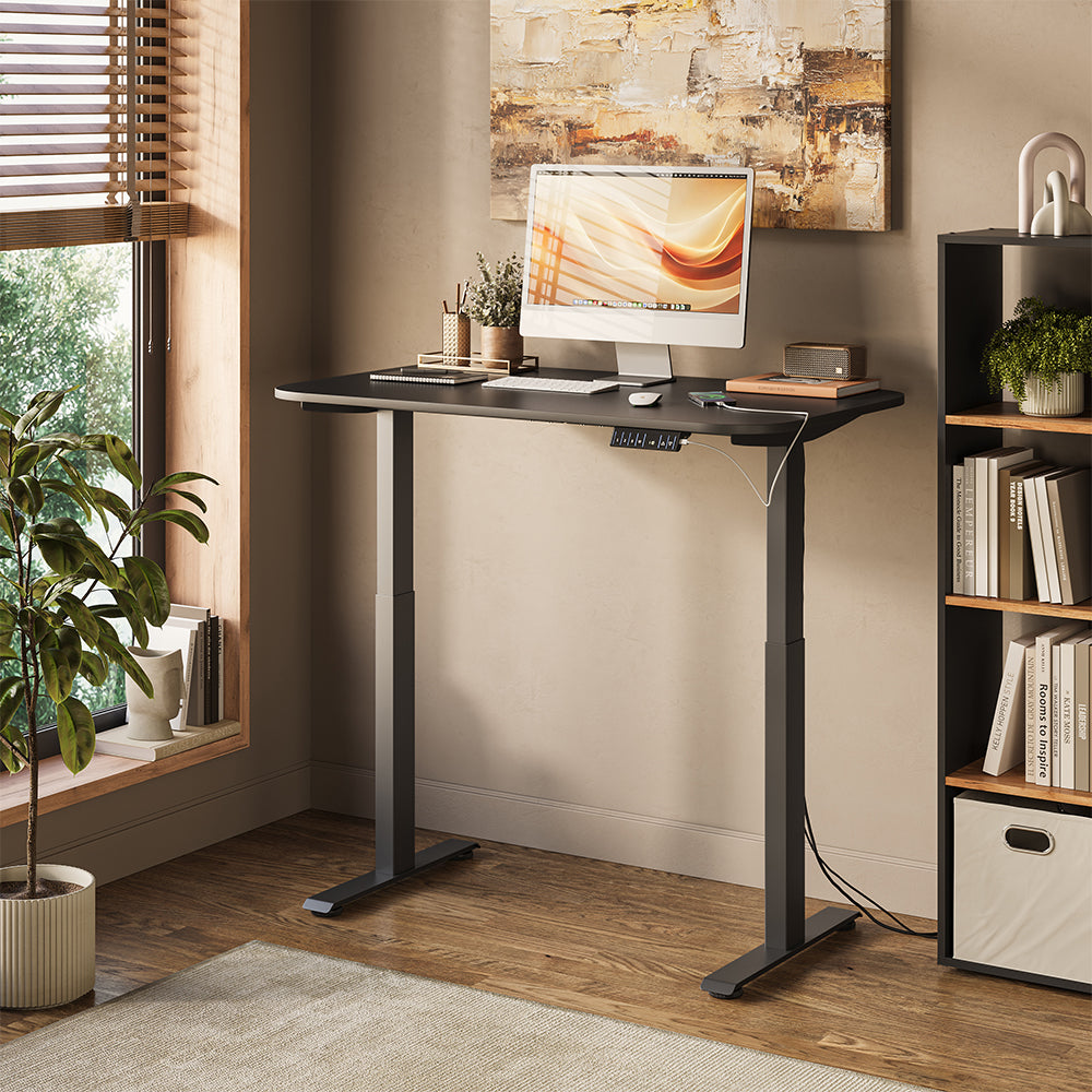 Vicco Scrivania Nero/Antracite 120 x 70 cm 2 motori