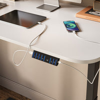 Vicco Scrivania Nero/bianco 120 x 70 cm 2 motori