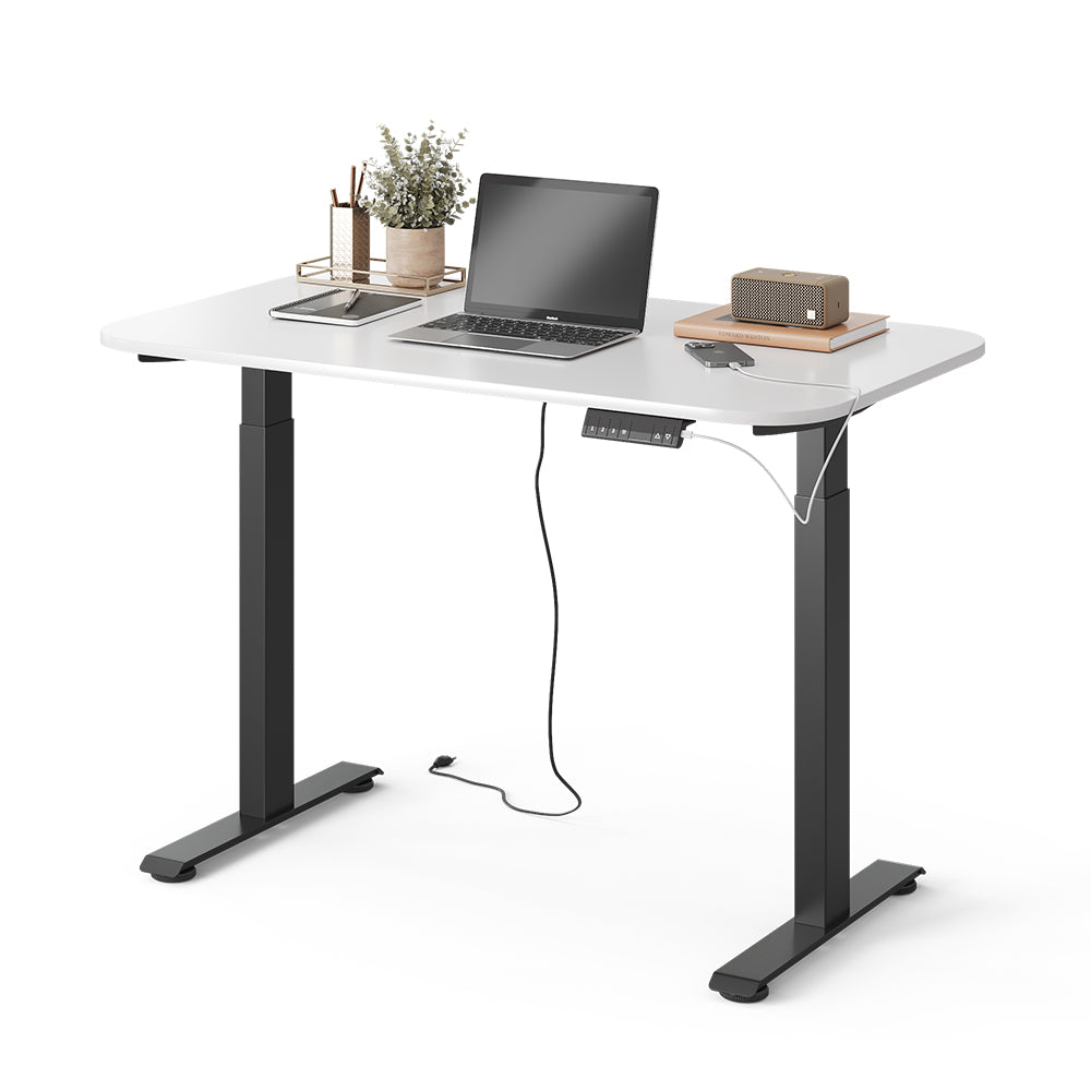 Vicco Scrivania Nero/bianco 120 x 70 cm 2 motori