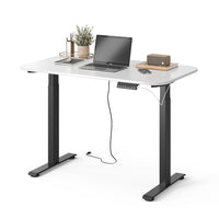 Vicco Scrivania Nero/bianco 120 x 70 cm 2 motori