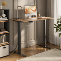 Vicco Scrivania Nero/Artigianale 140 x 80 cm 2 motori