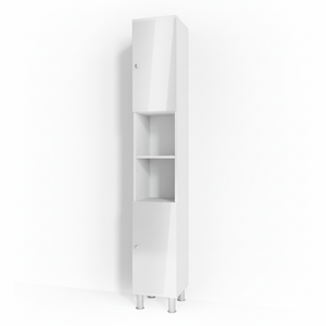 Vicco Mobile bagno alto Bianco lucido 30 x 190 cm