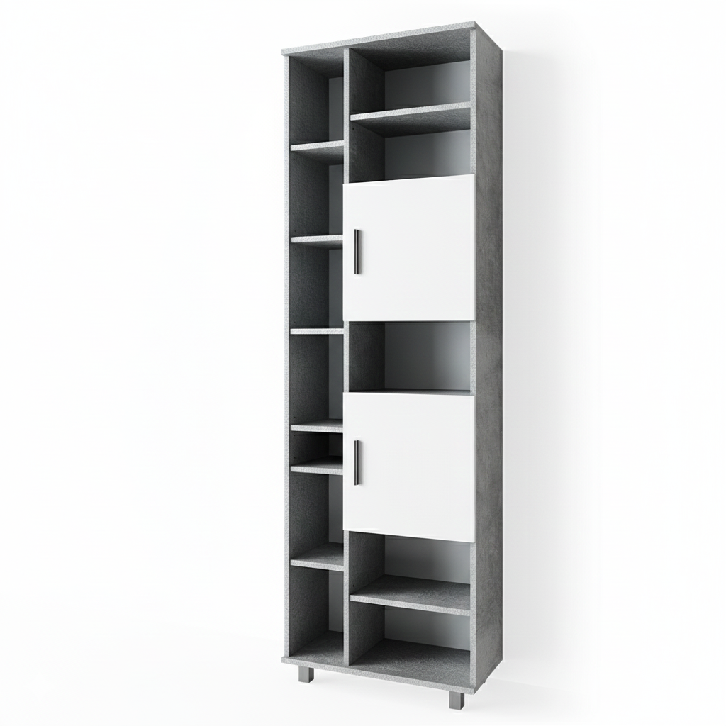 Vicco Mobile bagno alto Calcestruzzo 60 x 190 cm