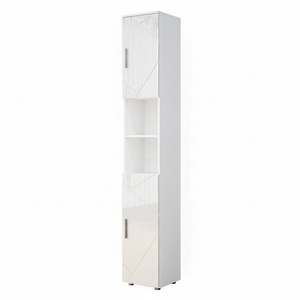 Vicco Mobile bagno alto Bianco lucido 30 x 192 cm