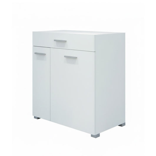 Vicco Armadietto da bagno con portabiancheria Bianco 75 x 78.5 cm