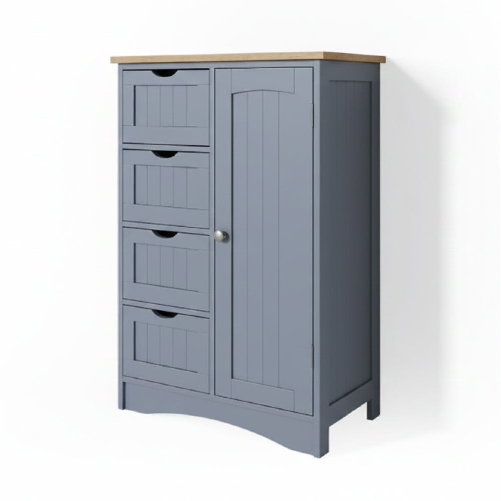 Vicco Cassettiera da bagno Grigio 55 x 81 cm