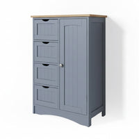 Vicco Cassettiera da bagno Grigio 55 x 81 cm