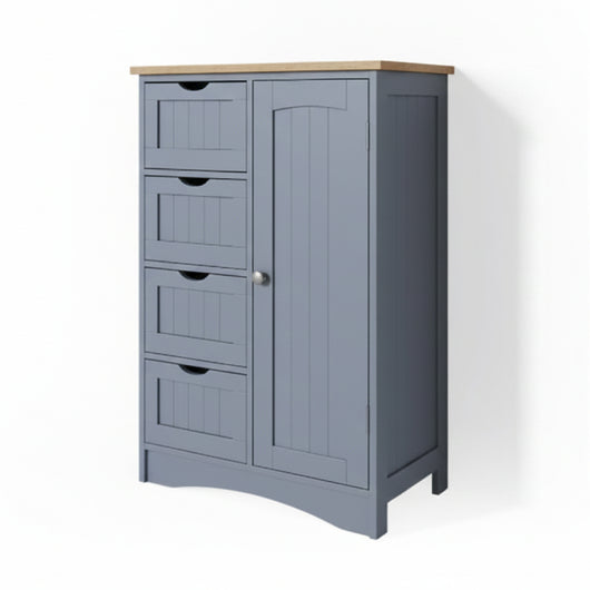 Vicco Cassettiera da bagno Grigio 55 x 81 cm