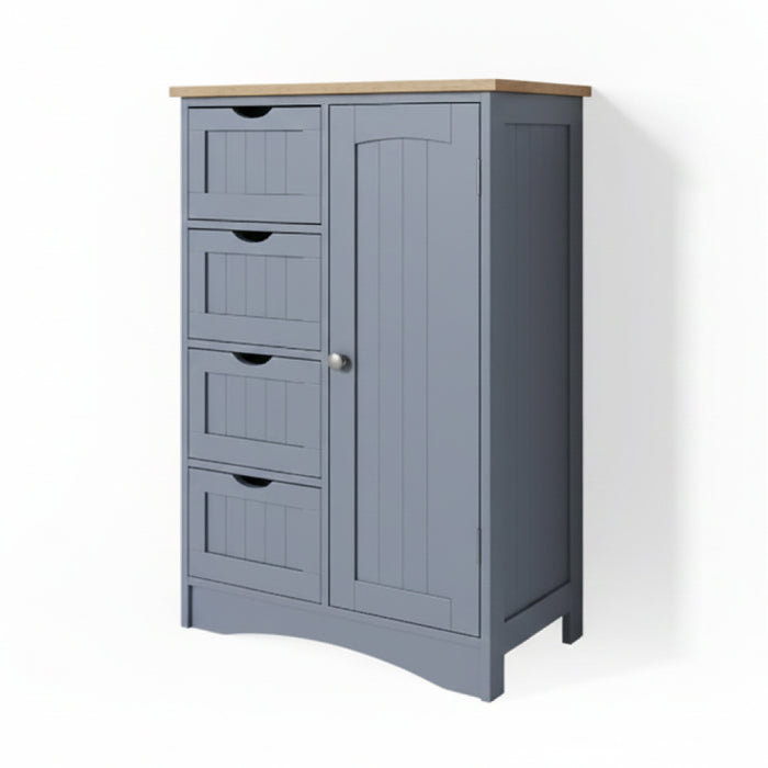 Vicco Cassettiera da bagno Grigio 55 x 81 cm