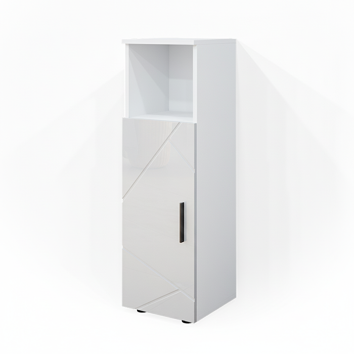 Vicco Mobiletto bagno Bianco lucido 30 x 95 cm
