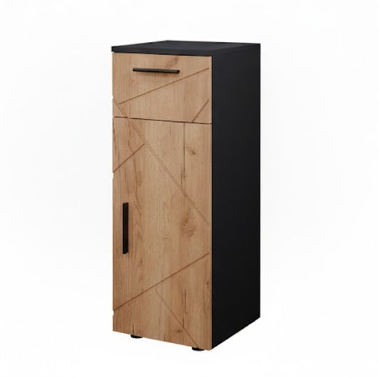 Vicco Mobiletto bagno Quercia dorata/antracite 30 x 81 cm