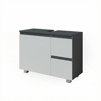 Vicco Mobile sottolavabo per bagno Antracite/bianco 80 x 60.8 cm