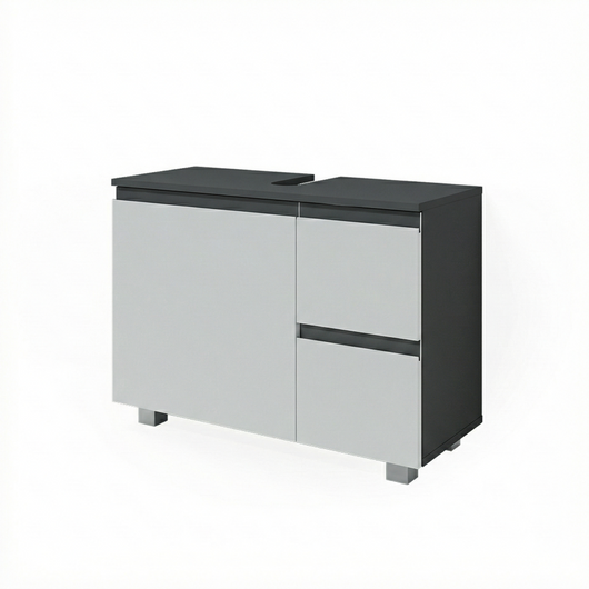 Vicco Mobile sottolavabo per bagno Antracite/bianco 80 x 60.8 cm