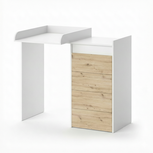 Vicco Mobile lavatrice Bianco 116 x 98 cm con 4 cassetti