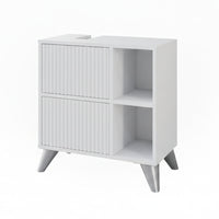 Vicco Mobile sottolavabo per bagno Bianco 60 x 62 cm con 2 cassetti