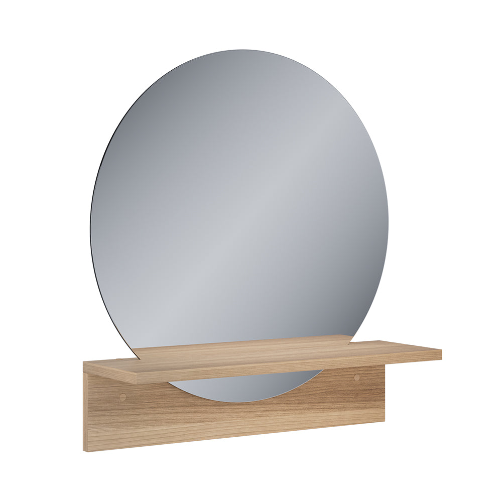 Vicco Specchio bagno Quercia dorata 50 x 54.5 cm con ripiano