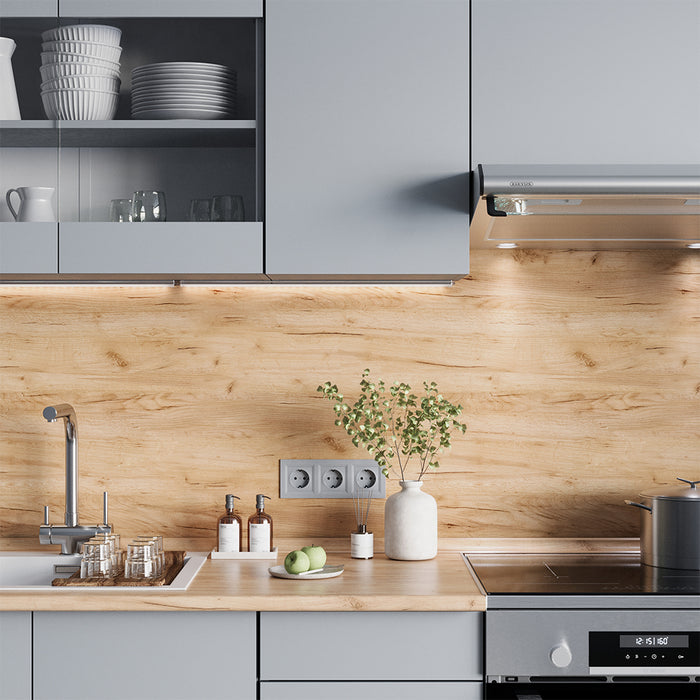 Vicco Mobile da cucina Grigio 240 cm , PL Rovere