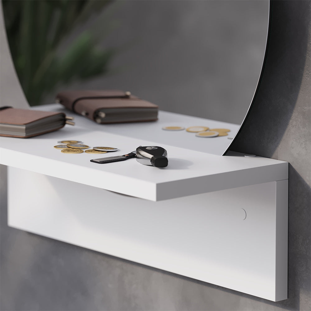 Vicco Specchio bagno Bianco 40 x 47.5 cm con ripiano