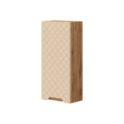 Vicco mobile bagno Rovere/cashmere con struttura in piastrelle 20 x 72.6 cm