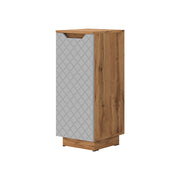 Vicco mobiletto bagno Rovere/grigio con struttura in piastrelle 33.4 x 81.9 cm