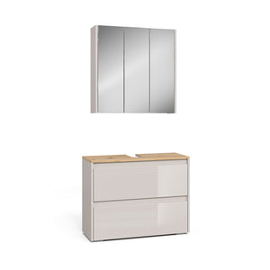 Vicco Set di mobili da bagno Cashmere/Artigianale 2 parti