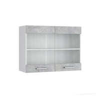 Vicco Frontale cucina Calcestruzzo 79.2 x 59 cm frontale del mobile per pensile con vetro