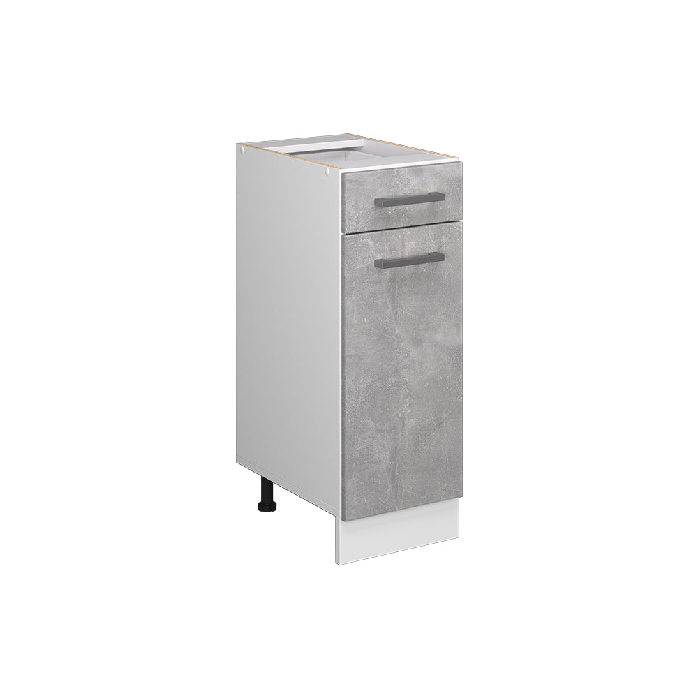 Vicco Frontale cucina Calcestruzzo 29.6 x 71.6 cm frontale del mobile per mobile base con cassetti
