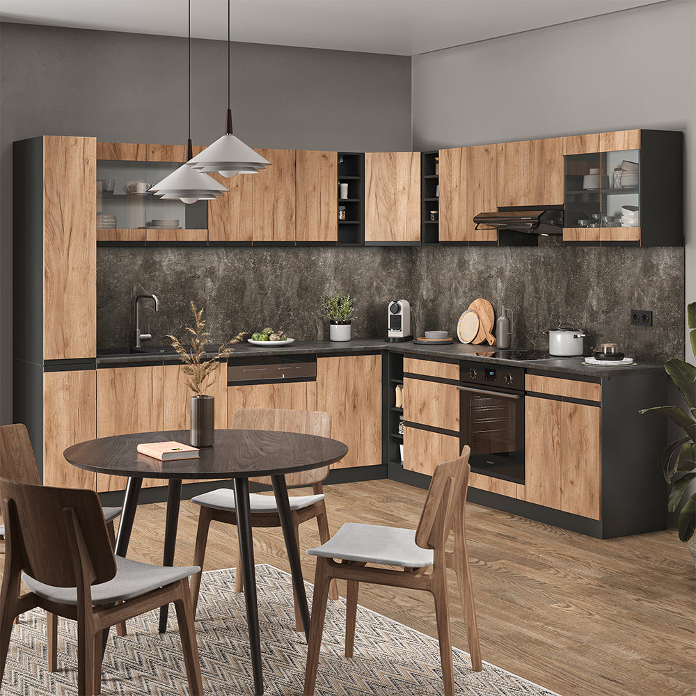 Vicco Frontale cucina Quercia dorata 59.2 x 70.8 cm frontale del mobile per mobile base con cassetti