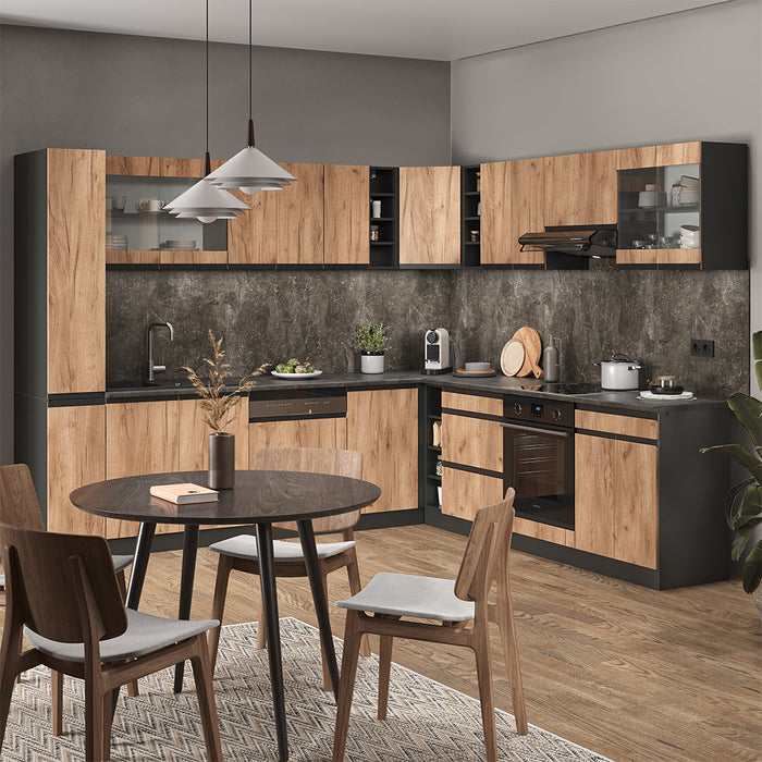 Vicco Frontale cucina Quercia dorata 59.2 x 70.8 cm frontale del mobile per mobile base con cassetti