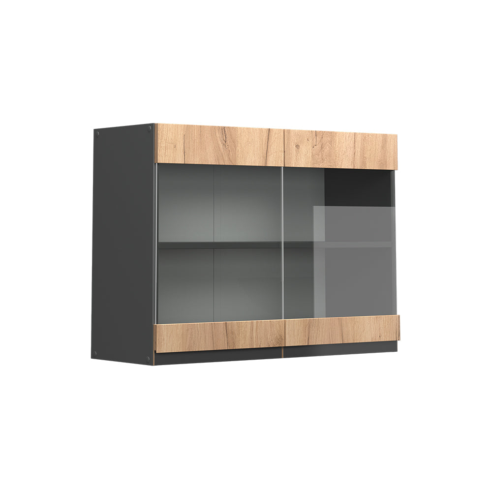 Vicco Frontale cucina Quercia dorata 79.2 x 59 cm frontale del mobile per pensile con vetro