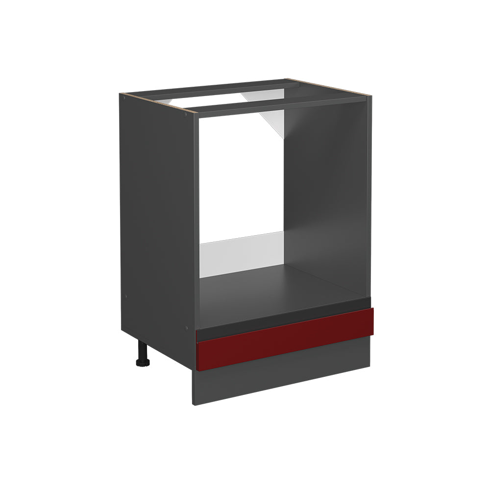 Vicco Frontale cucina Rosso 59.6 x 11.2 cm frontale del mobile per mobile da incasso forno