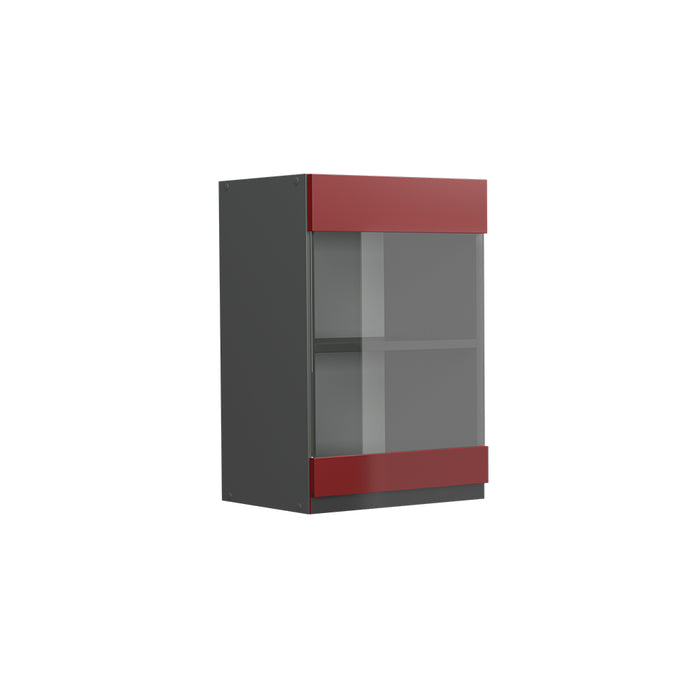 Vicco Frontale cucina Rosso 39.6 x 59 cm frontale del mobile per pensile con vetro
