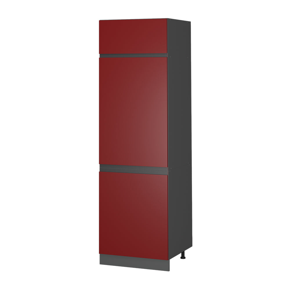 Vicco Frontale cucina Rosso 59.6 x 196 cm frontale del mobile per mobile per frigorifero