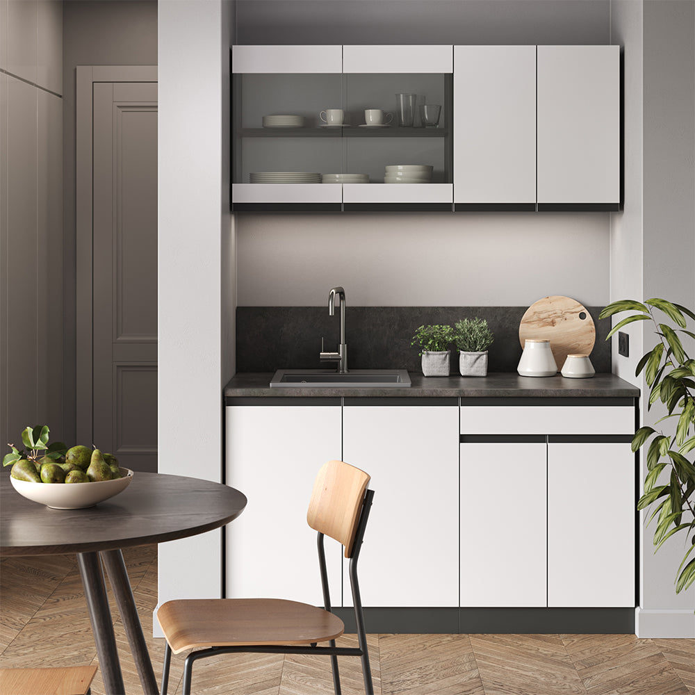 Vicco Frontale cucina Bianco 59.6 x 71.3 cm frontale del mobile per mobile base con cassetti