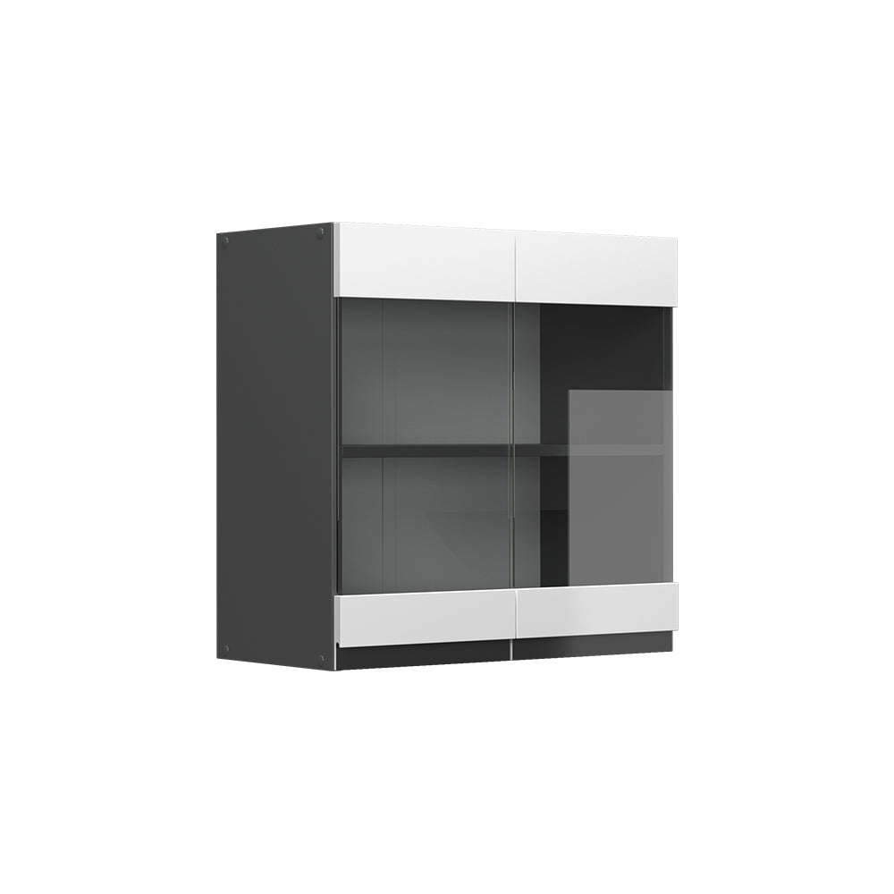 Vicco Frontale cucina Bianco 59.2 x 59 cm frontale del mobile per pensile con vetro