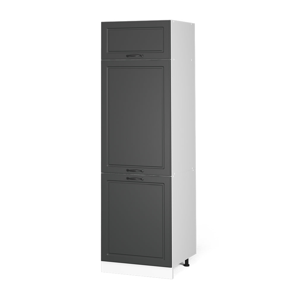Vicco Frontale cucina Antracite casa di campagna 59.6 x 196 cm frontale del mobile per mobile per frigorifero