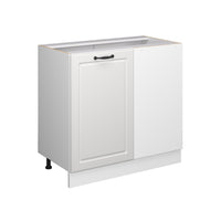 Vicco Frontale cucina Bianco casa di campagna 46 x 71.6 cm frontale del mobile per mobile base ad angolo