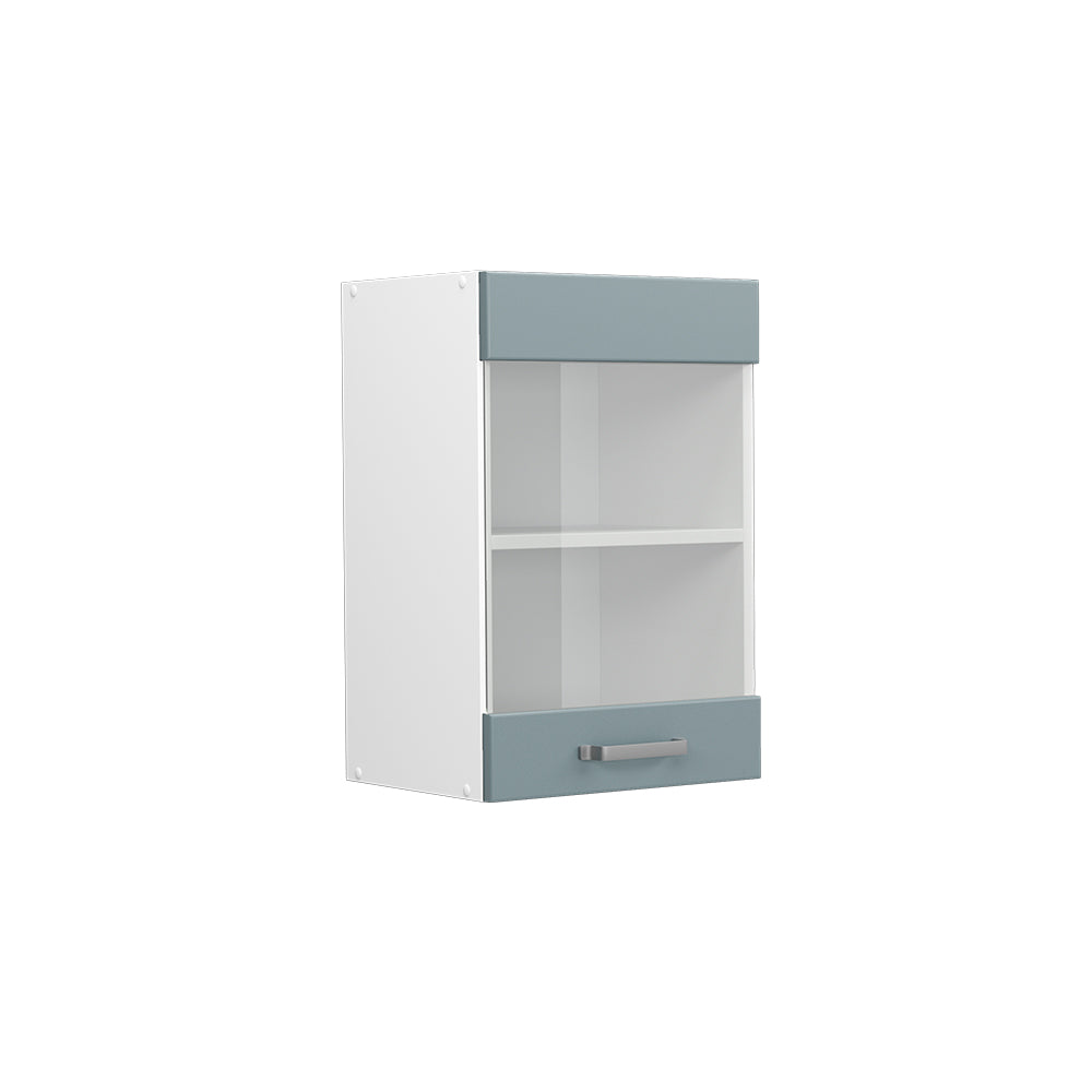 Vicco Frontale cucina Grigio-blu 39.6 x 59 cm frontale del mobile per pensile con vetro