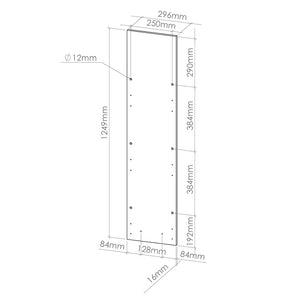 Vicco Frontale cucina Grigio-blu 29.6 x 71.3 cm frontale del mobile per mobile base estraibile