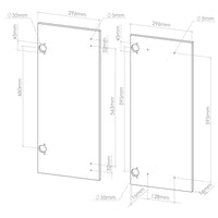 Vicco Frontale cucina Nero lucido 59.2 x 71.3 cm frontale del mobile per mobile base ad angolo