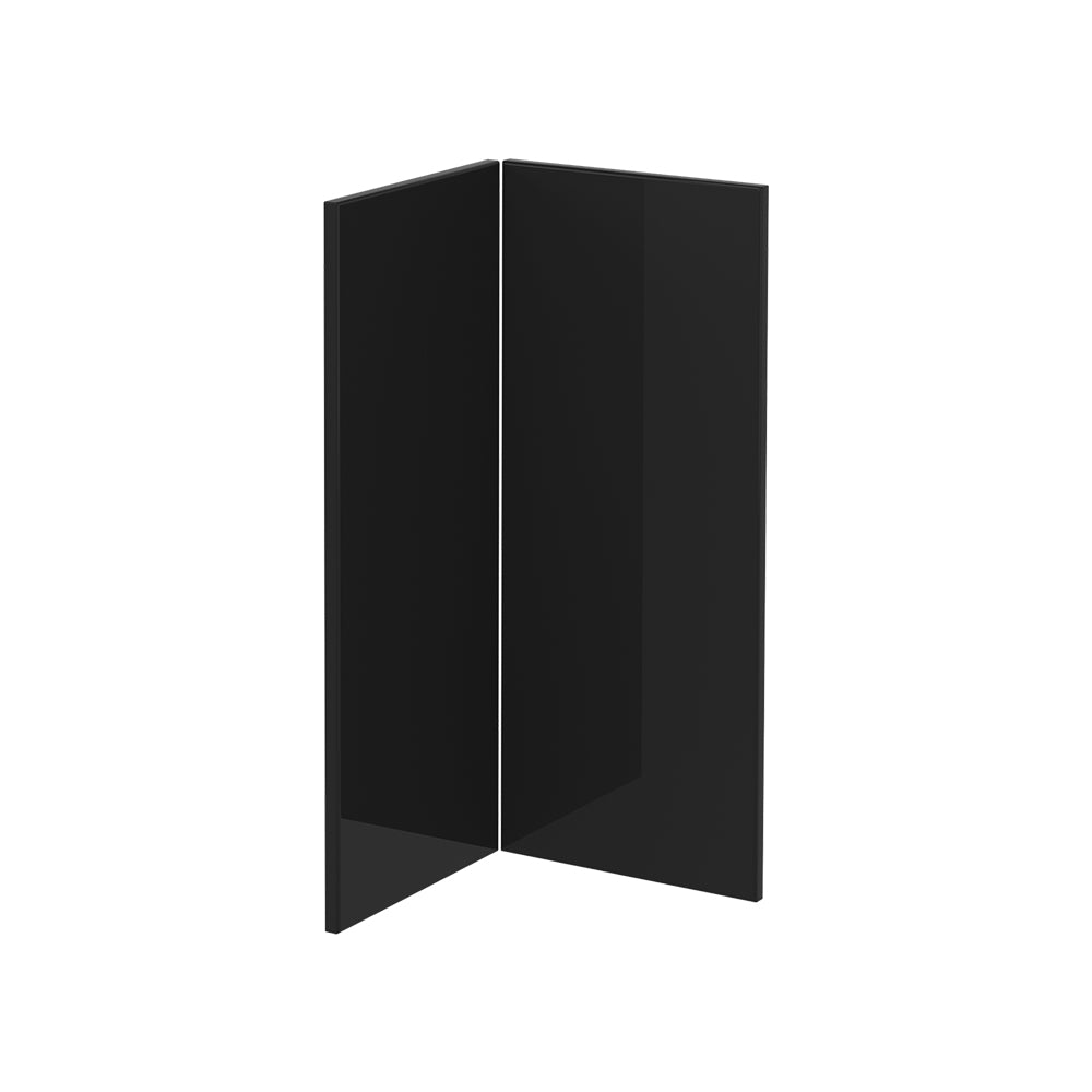 Vicco Frontale cucina Nero lucido 59.2 x 71.3 cm frontale del mobile per mobile base ad angolo