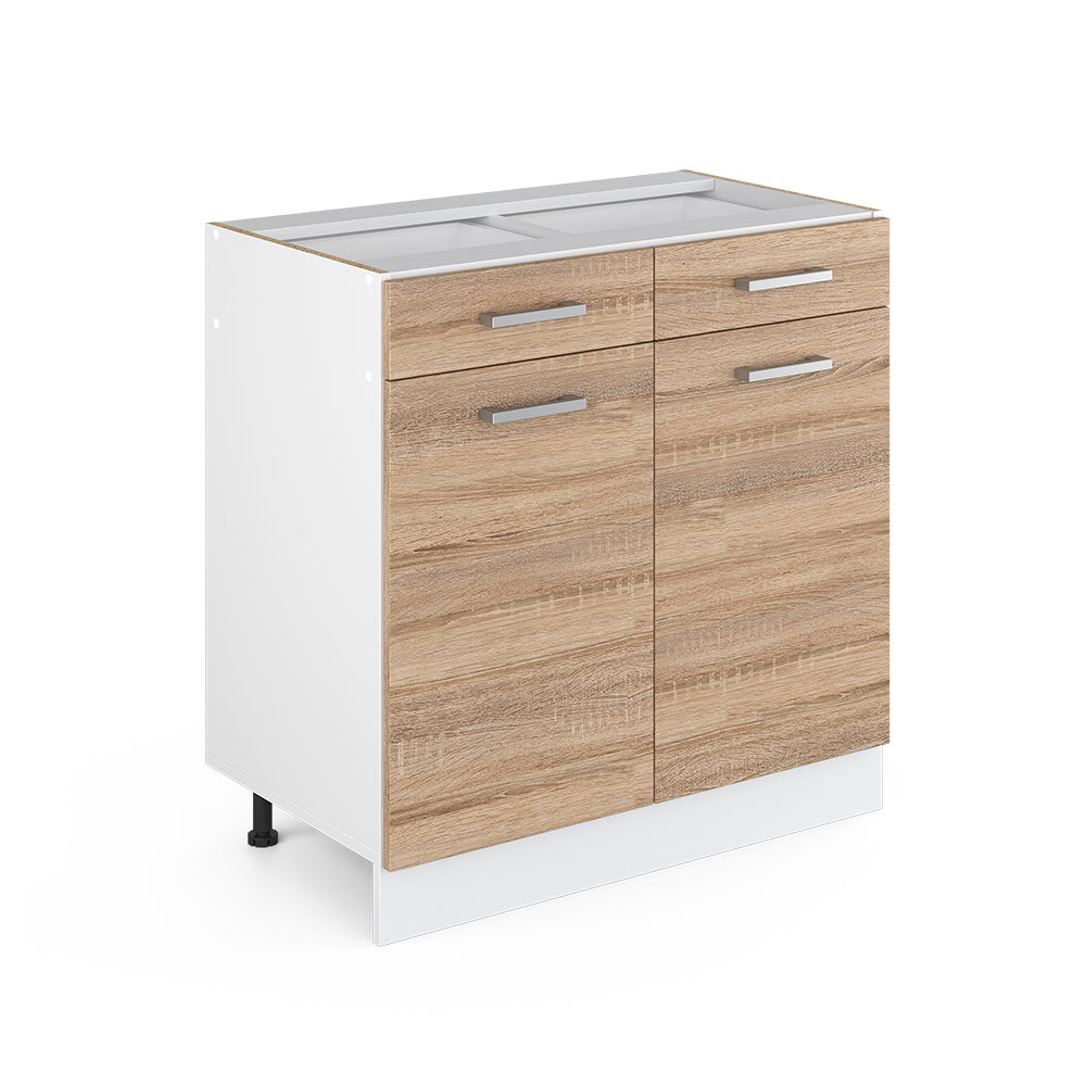 Vicco Frontale cucina Sonoma 79.2 x 70.8 cm frontale del mobile per mobile base con cassetti