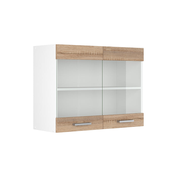 Vicco Frontale cucina Sonoma 79.2 x 59 cm frontale del mobile per pensile con vetro